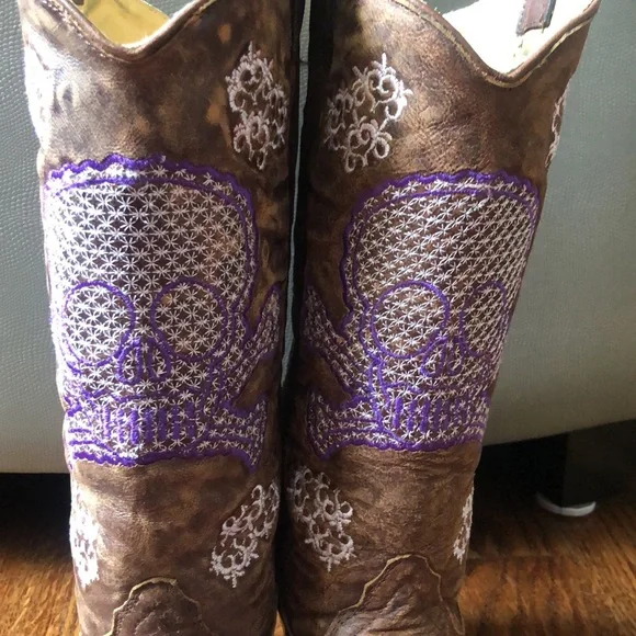 Corral Skull western boot - Picture 5 of 9